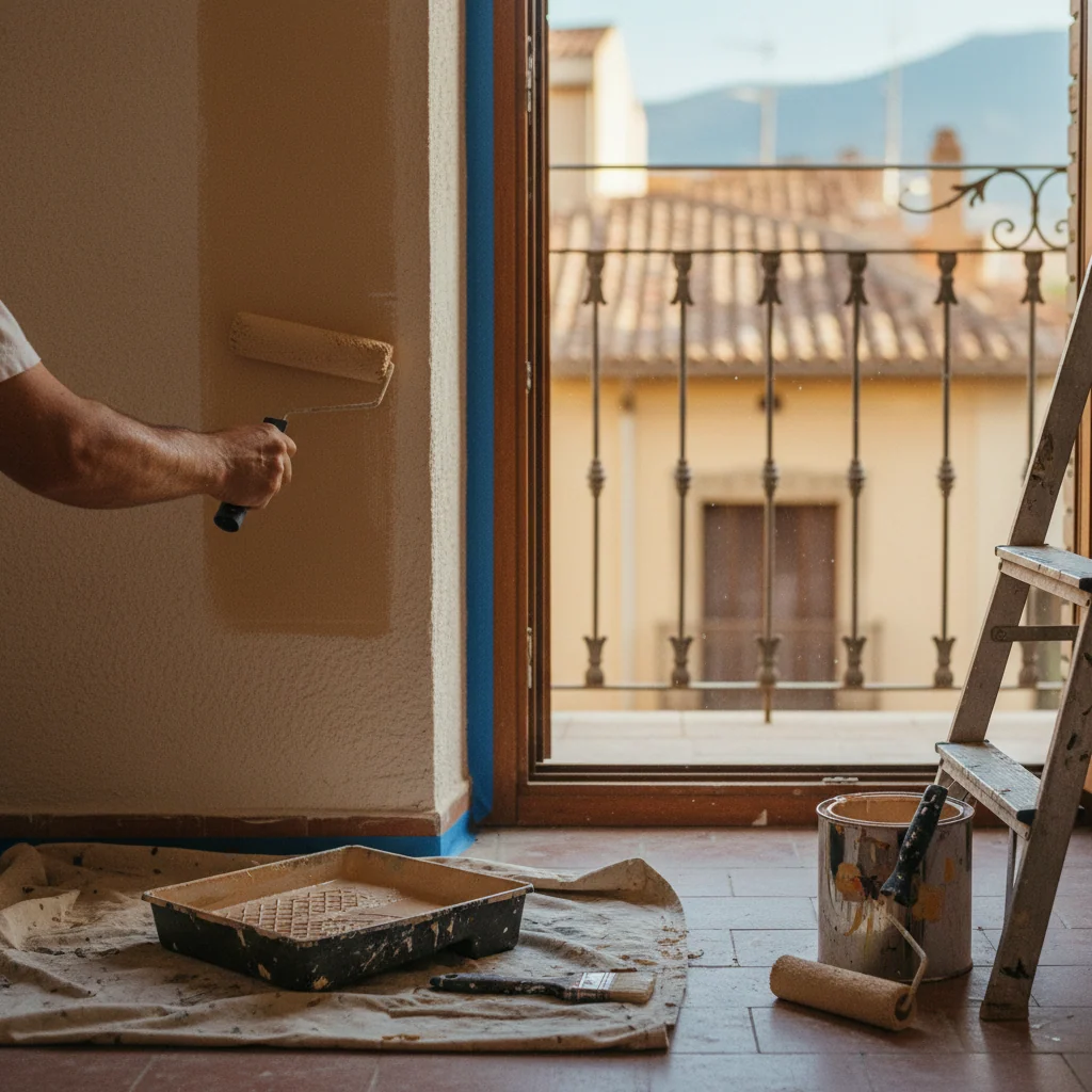 Pintor profesional de Kalid Pintores en Terrassa